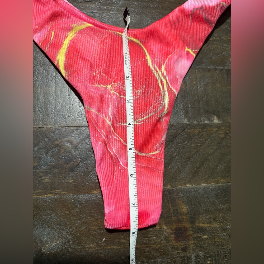 NWOT Pink Floral Bikini Sz Small - Picture 11 of 15